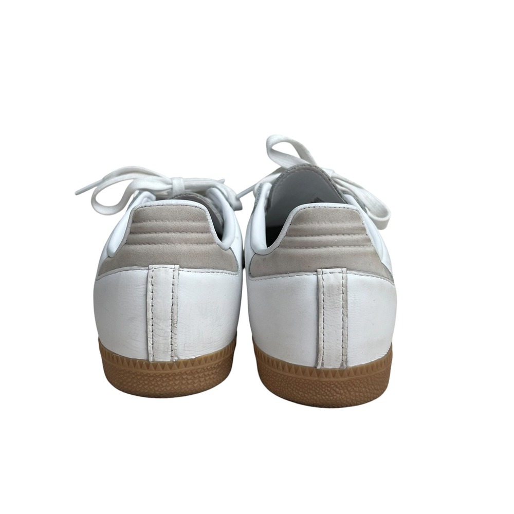 Adidas Cloud White OG Sambas Metallic Silver Sneakers SZ 6 Sporty Casual - Picture 8 of 10